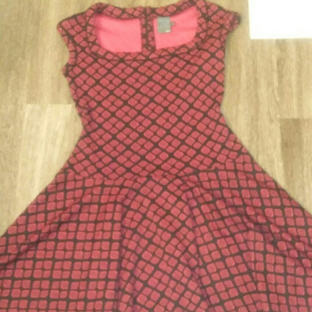 Black and red dress